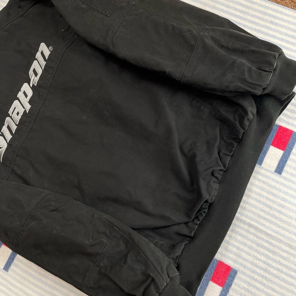 Vintage Snap-On quilt lined full zip up hooded jacket - Picture 12 of 13